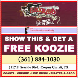 Blackbeard's Restaurant Coupon - Free Koozie