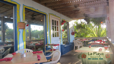 La Playa Mexican Grille Restaurant in Port Aransas, Texas.