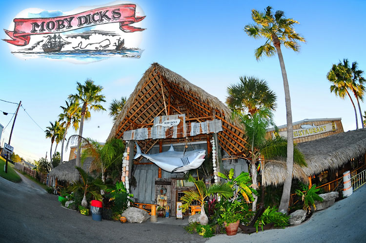 Moby Dick's Restaurant in Port Aransas, TX.