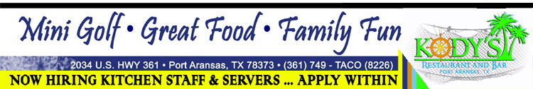 Kody's Restaurant in Port Aransas, Texas.
