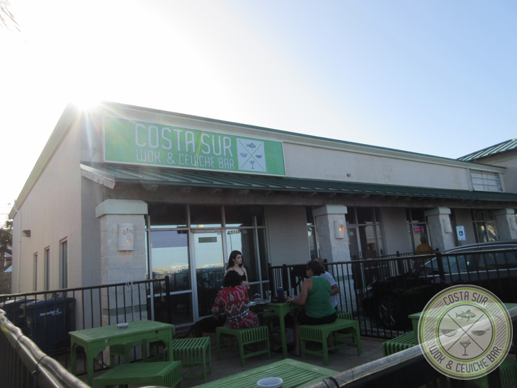 Costa Sur Wok & Ceviche Bar Restaurant Menu in Corpus Christi, TX.