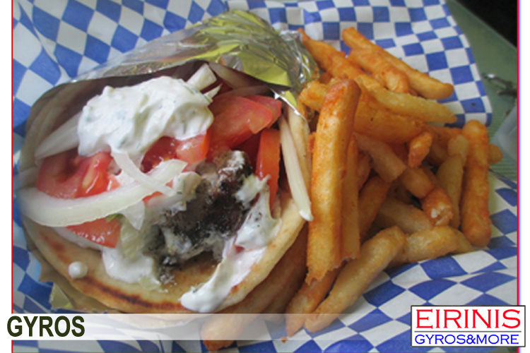 Eirinis Gyros & More Restaurant in Corpus Chrsiti, Texas.