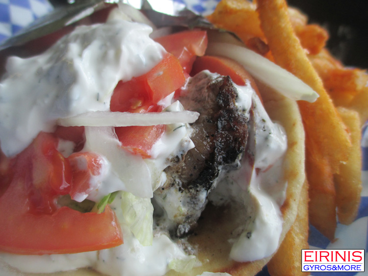 Eirinis Gyros & More Restaurant in Corpus Chrsiti, Texas.