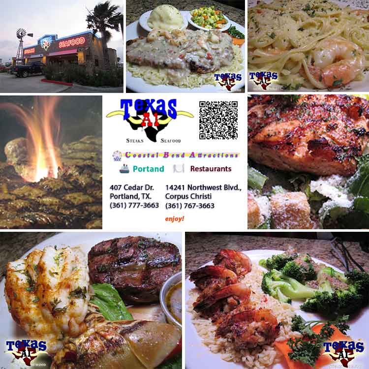 Texas A1 Steaks & Seafood in Portland and Corpus Christi