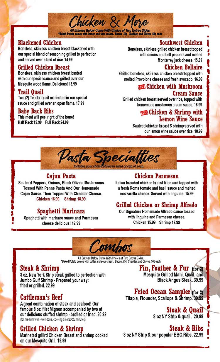 Texas A1 Steaks & Seafood Restaurant in Corpus Christi & Portland, Texas