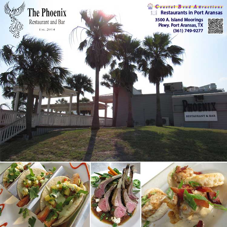 Phoenix Restaurant & Bar Waterfront Dining in Port Aransas, Texas
