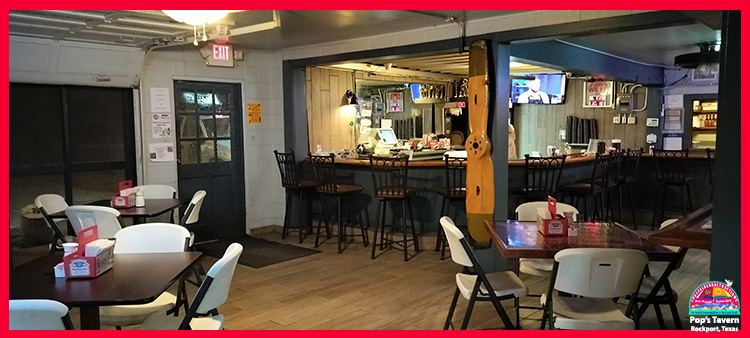 Pops Tavern and Cafe in Rockport, Texas