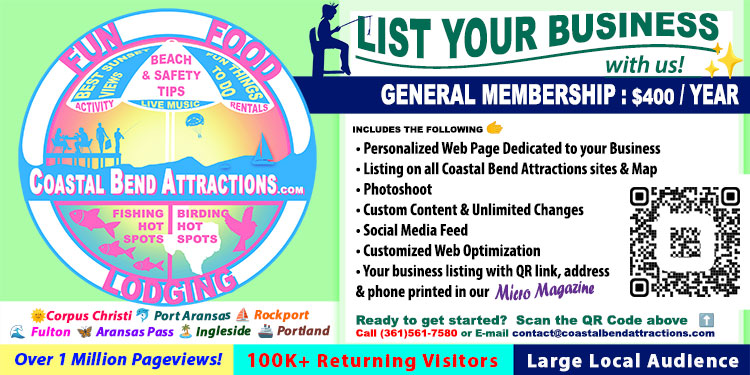 Coastal Bend Attractions Membership Registration